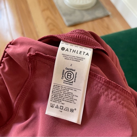 ATHLETA Brooklyn Heights Pink Rose Blush High Rise Jogger Pants 533443 EUC Sz 2 - Picture 10 of 12